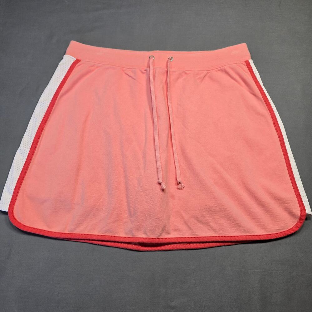 Gloria Vanderbilt Sport Pink Skort Mini Skirt Stretch Jersey Knit Women's Size M